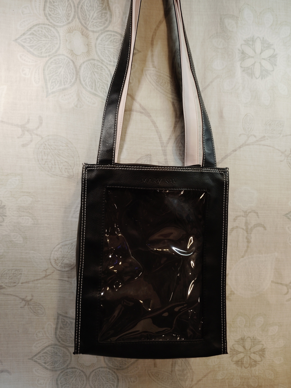 MARY KAY Black Clear-Window Tote Bag